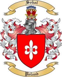 Sokol Family Crest from Poland