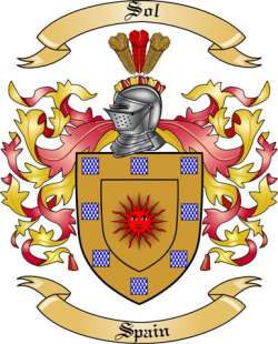Sol Family Crest from Spain