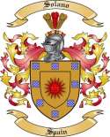 Solano Family Crest from Spain