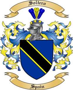 Soltero Family Crest from Spain