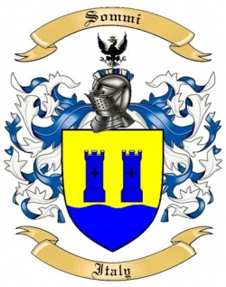 Sommi Family Crest from Italy