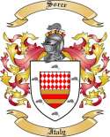 Sorce Family Crest from Italy