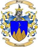 Sorge Family Crest from Germany