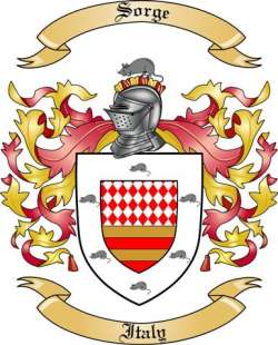 Sorge Family Crest from Italy
