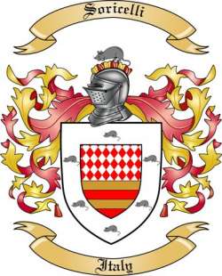 Soricelli Family Crest from Italy