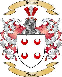 Souza Family Crest from Spain