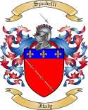 Spadelli Family Crest from Italy