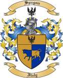 Spagna Family Crest from Italy2