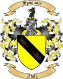 Spagnola Family Crest from Italy