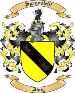 Spagnoletti Family Crest from Italy