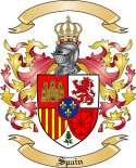 Spain Family Crest from Spain