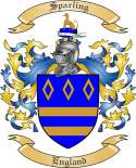 Sparling Family Crest from England
