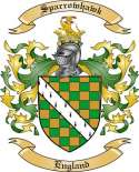 Sparrowhawk Family Crest from England