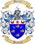 Spears Family Crest from Scotland