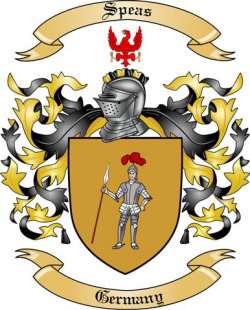Speas Family Crest from Germany