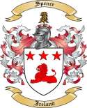 Spence Family Crest from Ireland