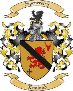 Spenceeley Family Crest from England