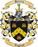 Spicers Family Crest from England