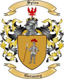 Spies Family Crest from Germany