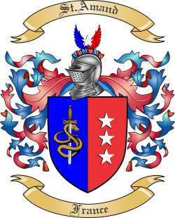 St.Amand Family Crest from France2