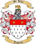St. John Family Crest from England