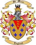 St Maur Family Crest from England