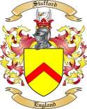 Stafford Family Crest from England