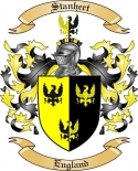 Stanhert Family Crest from England
