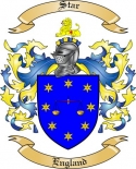 Star Family Crest from England