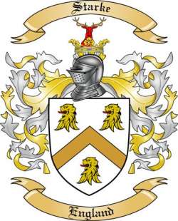Starke Family Crest from England