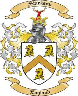 Starkson Family Crest from England