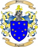 Starre Family Crest from England