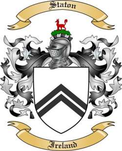 Staton Family Crest from Ireland