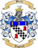 Steele Family Crest from England