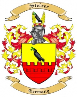 Stelzer Family Crest from Germany