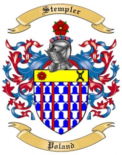Stempler Family Crest from Poland