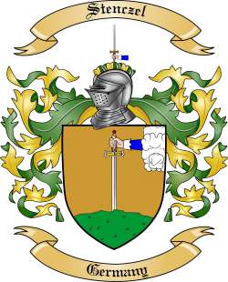 Stenczel Family Crest from Germany