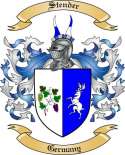 Stender Family Crest from Germany