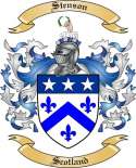 Stenson Family Crest from Scotland