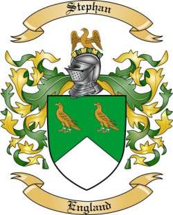 Stephan Family Crest from England