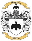 Stephens Family Crest from Ireland