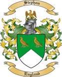 Stephon Family Crest from England