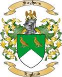 Stephons Family Crest from England