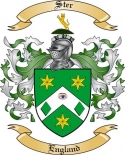 Ster Family Crest from England2