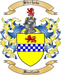 Sterhede Family Crest from Scotland