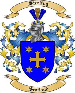 Sterling Family Crest from Scotland