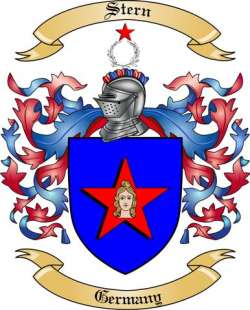 Stern Family Crest from Germany