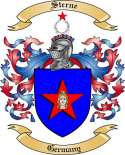 Sterne Family Crest from Germany