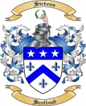 Stevens Family Crest from Scotland