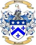 Stinson Family Crest from Scotland